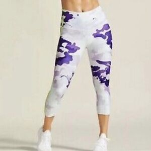 Peloton x WITH LIMITED EDITION Wear It To Heart Nail Polish Camo Print Capri